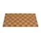 Hello Honey® Natural Checkerboard Print Engraved Coir Doormat